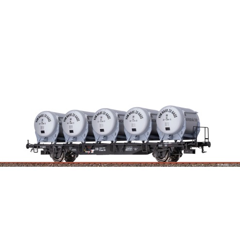Brawa 49136 - Behältertragwagen BTmms58 DB, mit Dikr 602 "Von Haus zu Haus"