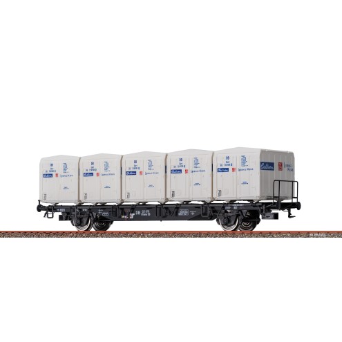 Brawa 49137 - Behältertragwagen BTmms58 DB, mit Ekrt 212 "Bahlsen"