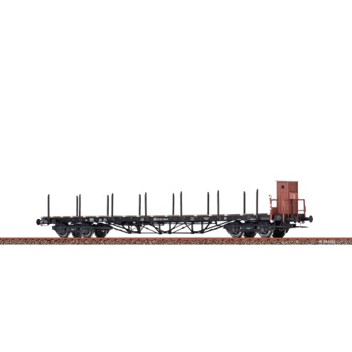 Brawa 51342 - Drehgestellflachwagen SSlm 16 DB
