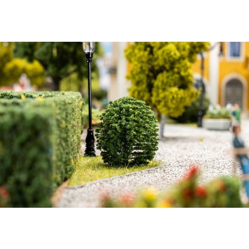 Faller 181594 - 10 Vorgartenbäume, Thuja, run