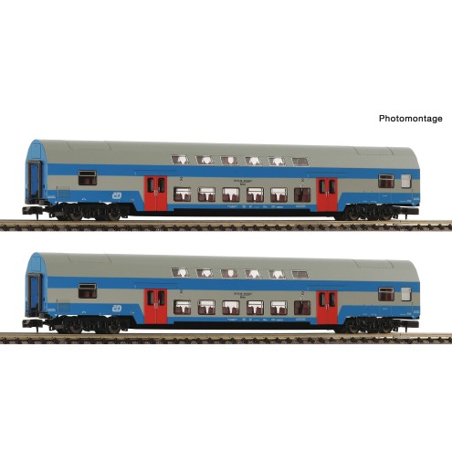Fleischmann 6260093 - 2er Set DoSto Wagen CD
