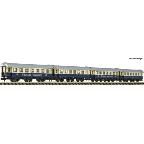 Fleischmann 6260098 - 4er Set Personenwagen "Deutsche Weinstraße"