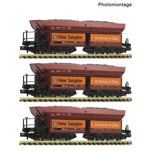 Fleischmann 6660149 - 3er Set Erzzug DB Peine+Salzgitter #1