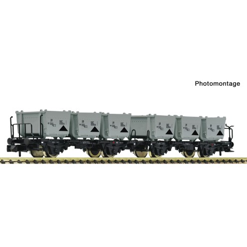 Fleischmann 6660154 - 2er Set Behältertragwagen SBB