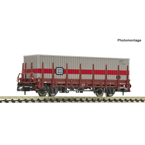 Fleischmann 6660161 - Schwenkrungenwagen + Container DB