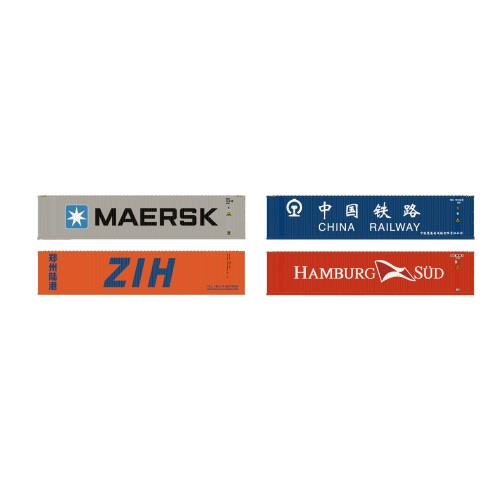 Hobbytrain H9014 - 4er Set 40` Container, Set 1