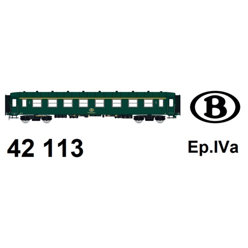 L. S. Models LS42113 - Personenwagen I2 A8 SNCB Ep. IVa