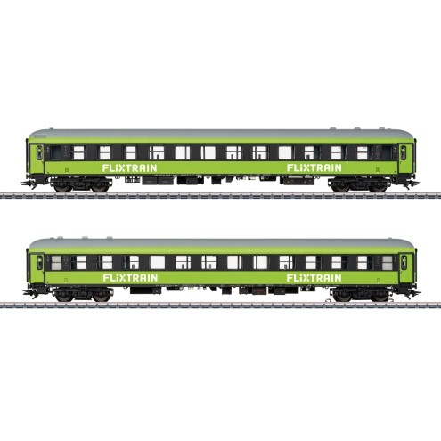 Märklin 42958 - Schnellzugwagen-Set 2, FlixTrain