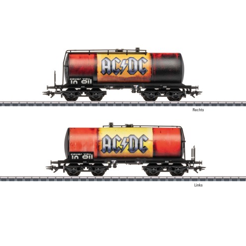 Märklin 46530 - AC/DC Kesselwagen Cover you in Oil