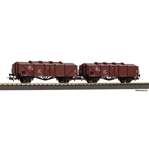 Piko 28331 - 2er Set Klappdeckel Kmm DR IV, ohne Bühne