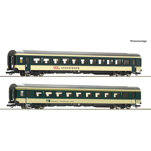 Roco 6200213 - 2er Set Personenwagen "Voralpen Express" SOB #2