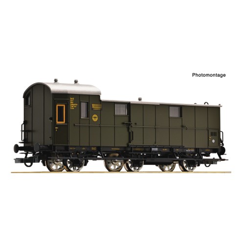 Roco 6200256 - Packwagen 3-achsig DRG