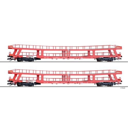 Tillig 01136 - Güterwagenset Autotransportwagen DDm 915 der DB AG