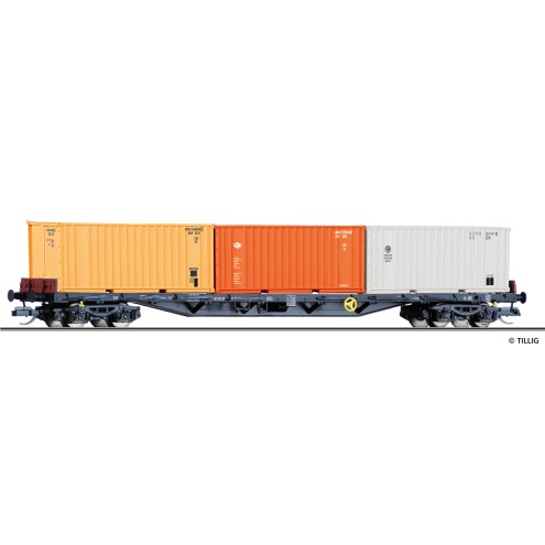 Tillig 18145 - Containertragwagen Rgs 3910 der DR