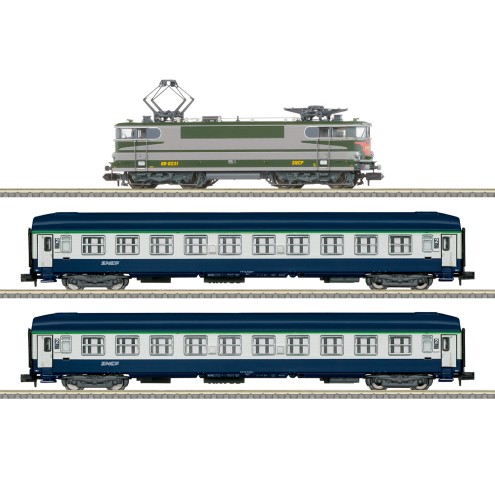 Minitrix 11168 - Startpackung Personenzug SNCF