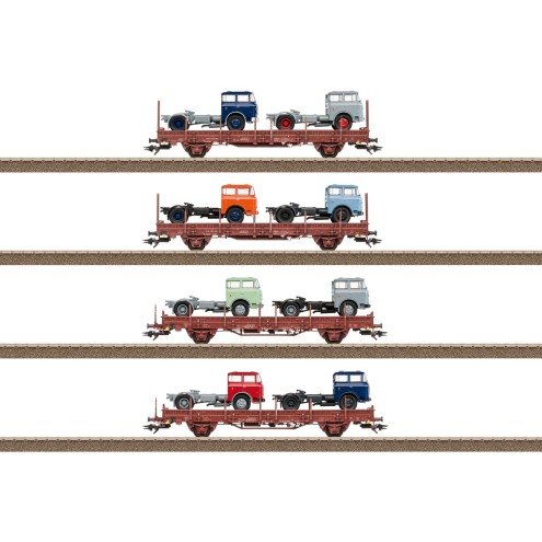 Trix 24190 - Rungenwagen-Set DR