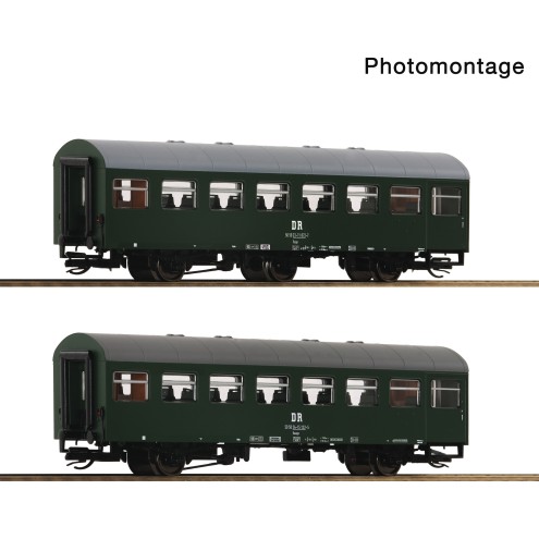 Roco 6280064 - 2-tlg. Set 1: Rekowagen, DR