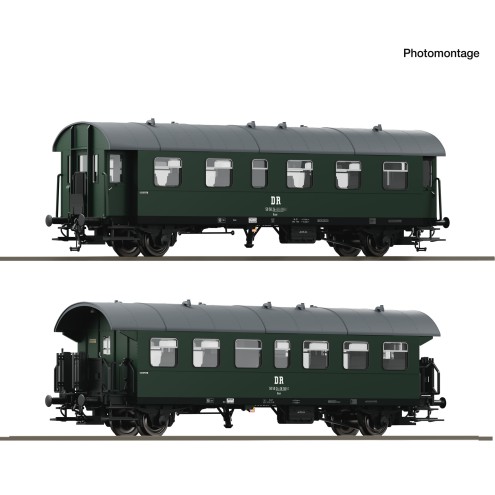 Roco 6280085 - 2-tlg. Set: Personenwagen, DR