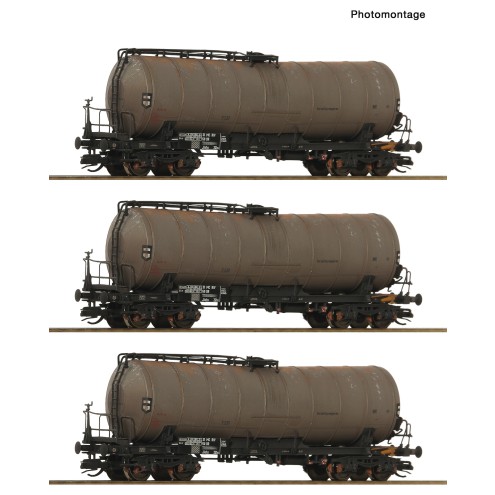 Roco 6680067 - 3-tlg. Set: Knickkesselwagen, DR