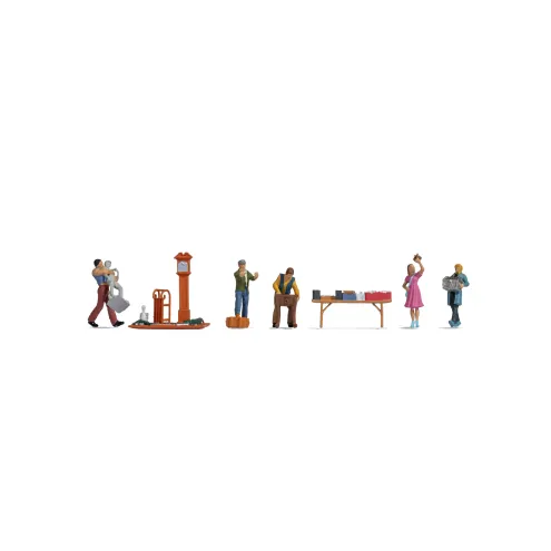Noch 16280 - Figuren-Themenwelt „Flohmarkt“