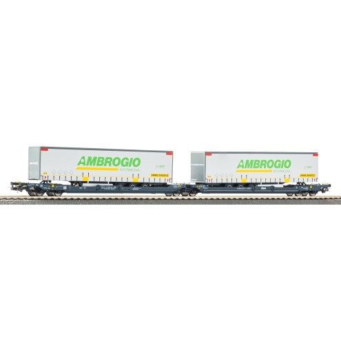 Piko 24635 - T3000e Wascosa mit 2 Trailer Ambrogio VI