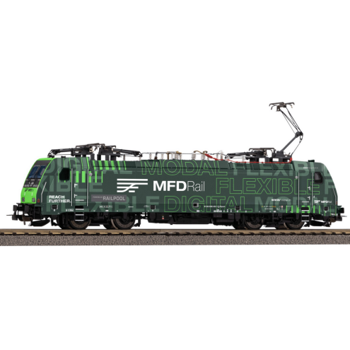 Piko 71331 - ~ H0 AC Elektrolok/SoundBR 186 MFD Rail Railpool VI + 8pol. Dec., AC