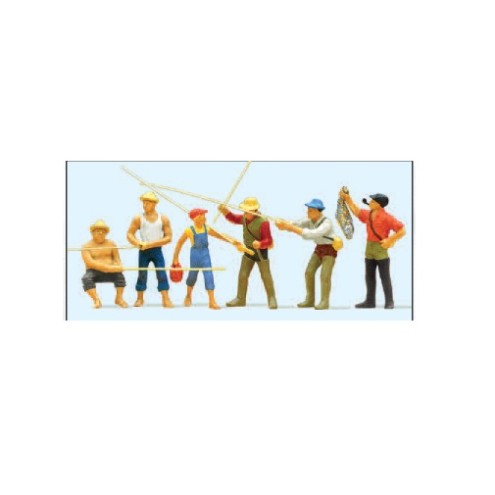 Preiser 10077 - Angler und Sportfischer