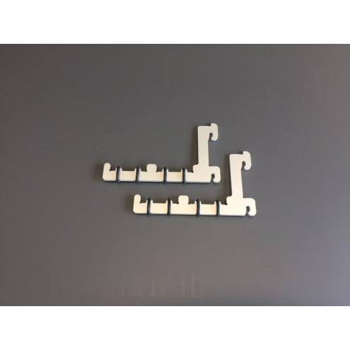 Trainsafe TBA-Z-2 - Aluminium Tragbügelarme Spur Z für 2 Röhren (2 Stück)