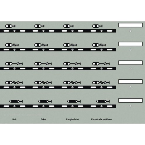 Uhlenbrock 69093 - Track-Control Folie Signal-Symbole