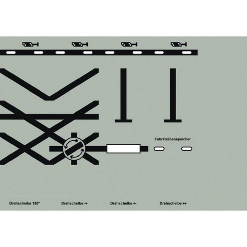 Uhlenbrock 69094 - Track-Control Folie Sonder-Symbole
