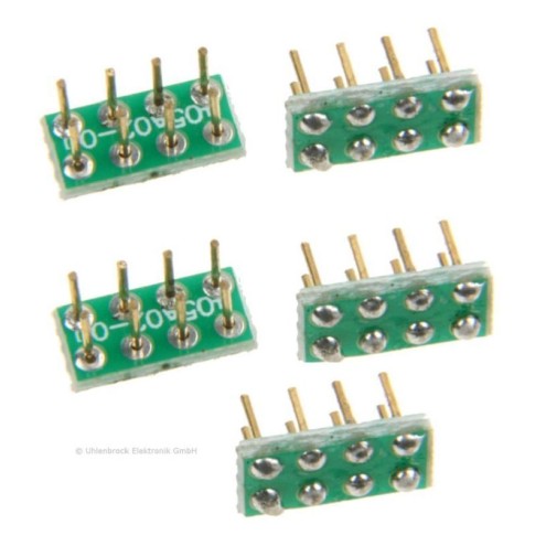 Uhlenbrock 71651 - 5 Schnittstellenstecker nach NEM 652