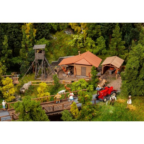 Faller 130637 - Jagdhütte mit Hochsitz