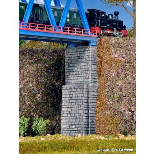 Kibri 37672 - N/Z Viadukt-Brückenköpfe, 2 Stück