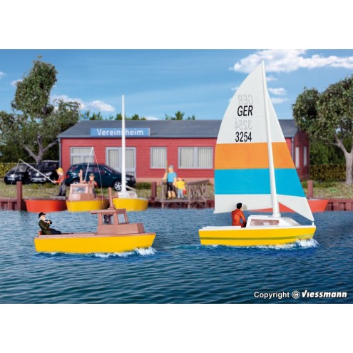Kibri 39159 - H0 Set Boote