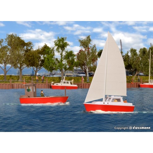 Kibri 39160 - H0 Set Boote