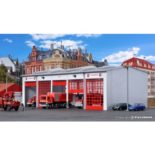 Kibri 39219 - H0 Fahrzeughalle Berufsfeuerwehr