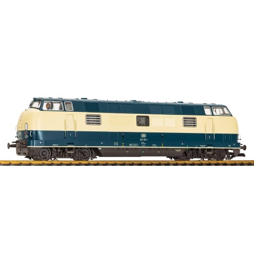 Piko 37462 - G-Diesellok BR 221 blau beige DB IV