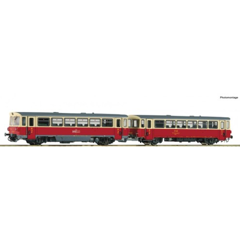 Roco 70372 - Dieseltriebwagen Rh M 152.0 mit Beiwagen, CSD