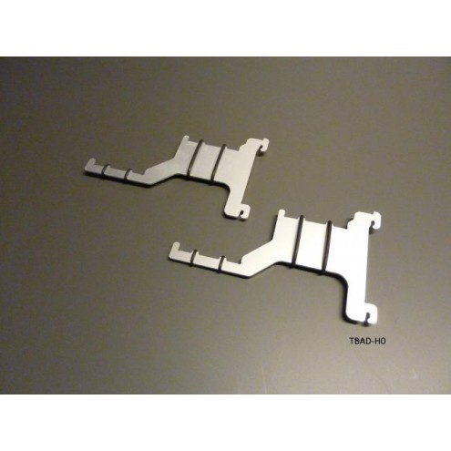 Trainsafe TBAD-H0 - Aluminium Doppeltragbügelarm (2 Stück)