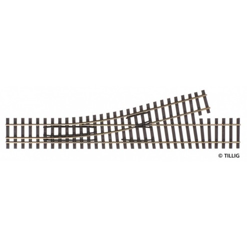 Tillig 85184 - Abzweig links 15° Radius 363 Länge 228mm