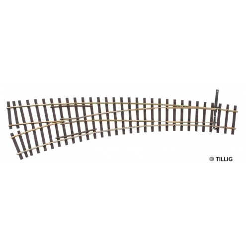 Tillig 85364 - Innenbogenweiche links 15°/30°