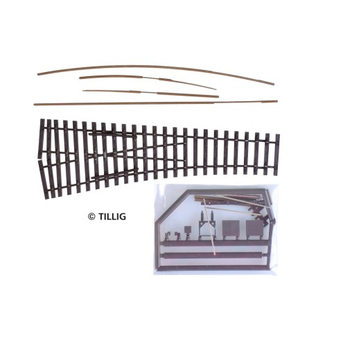 Tillig 85422 - Bausatz Weiche links 15°