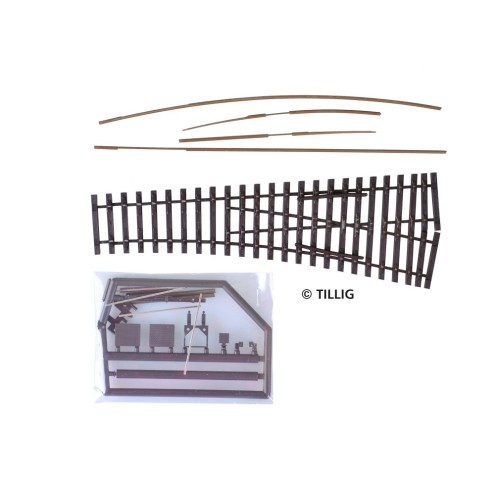 Tillig 85423 - Bausatz Weiche rechts 15°