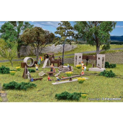 Vollmer 43668 - H0 Deko-Set Abenteuerspielplatz