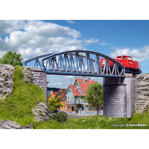 Vollmer 47302 - N Stahlbogenbrücke, gerade