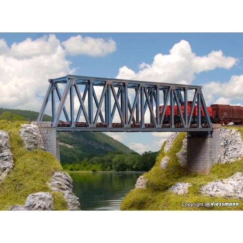 Vollmer 47801 - N Stahlkastenbrücke, gerade